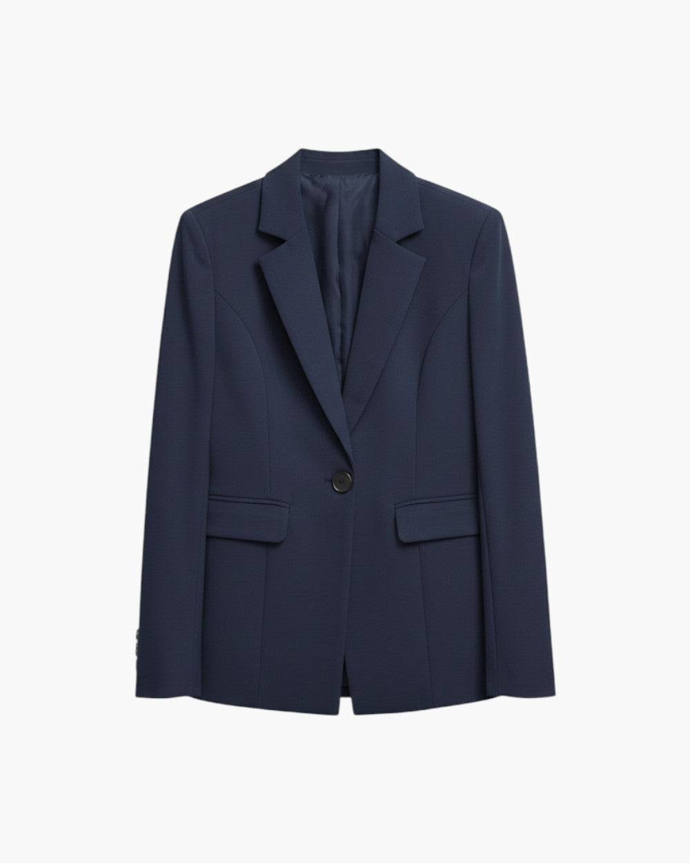 Tailored Blazer single-button design