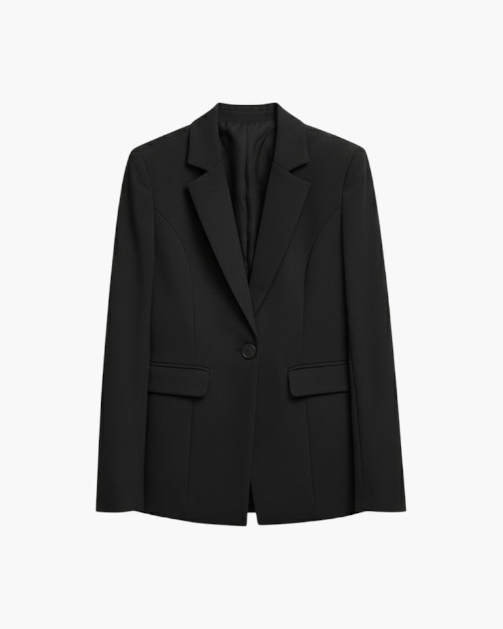 Tailored Blazer single-button design