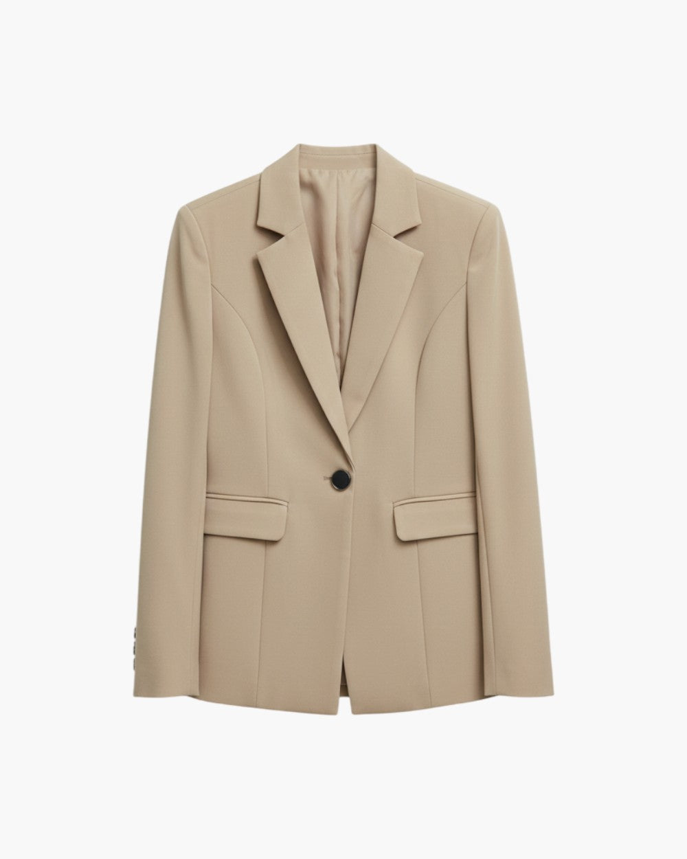 Tailored Blazer single-button design