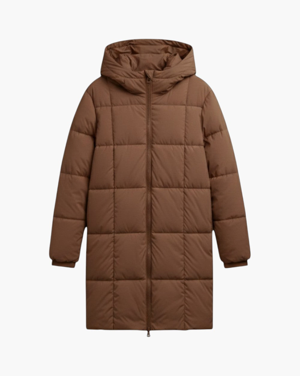 Long Puffer Coat Hooded