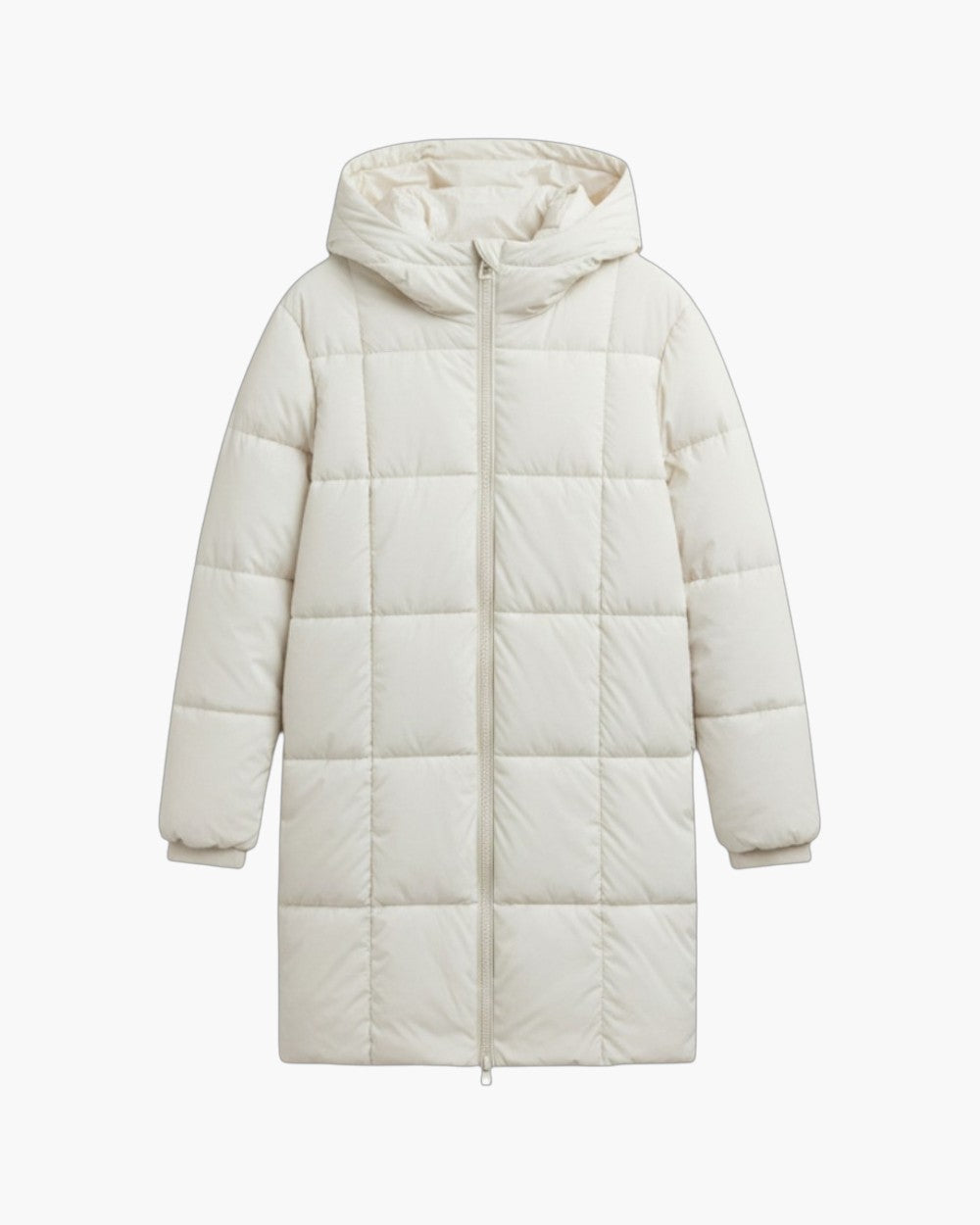 Long Puffer Coat Hooded